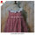 wholesale boutique summer red gingham lace dress